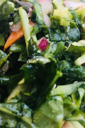 Asian Kale Chicken Salad
