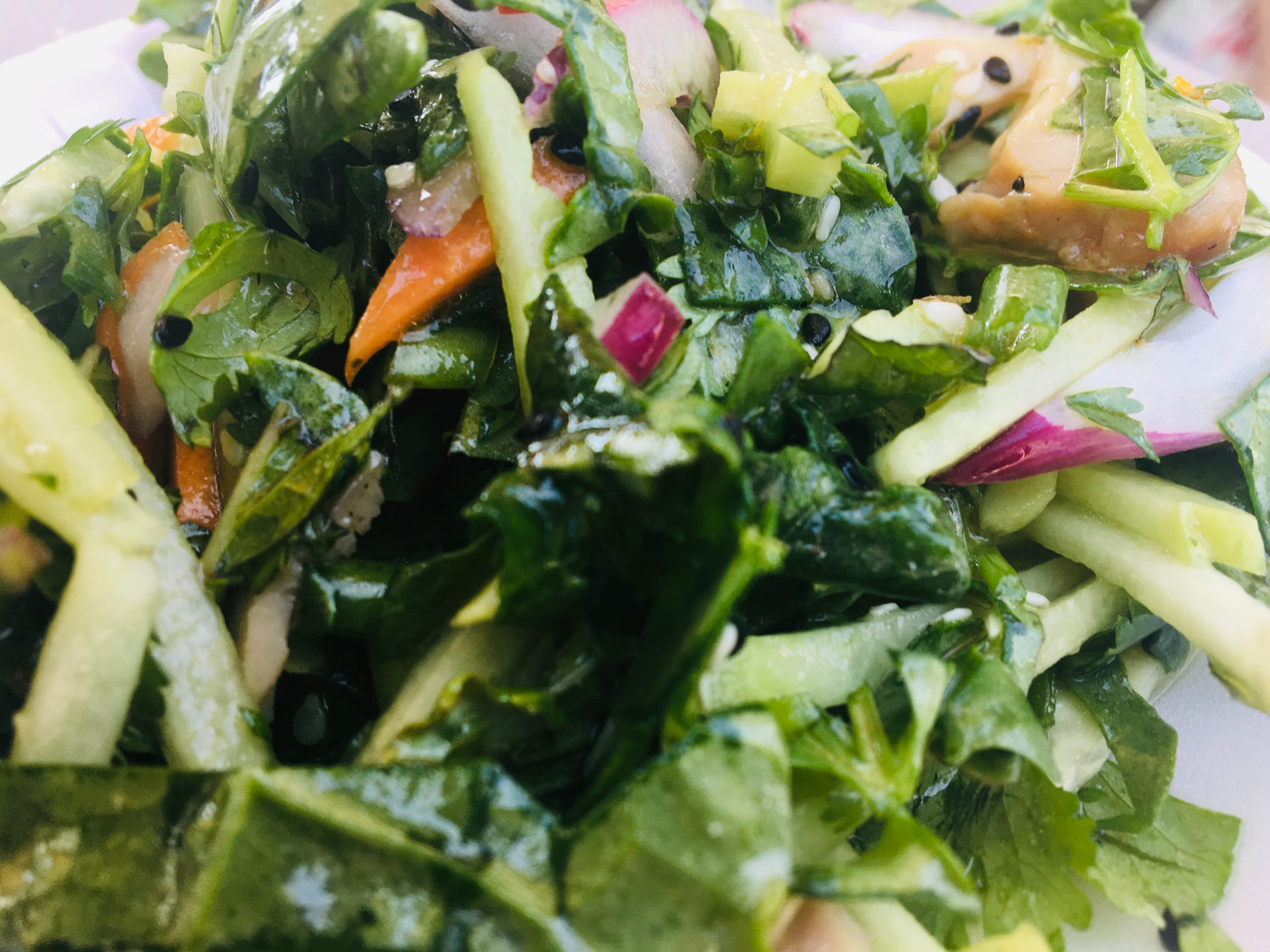 Asian Kale Chicken Salad